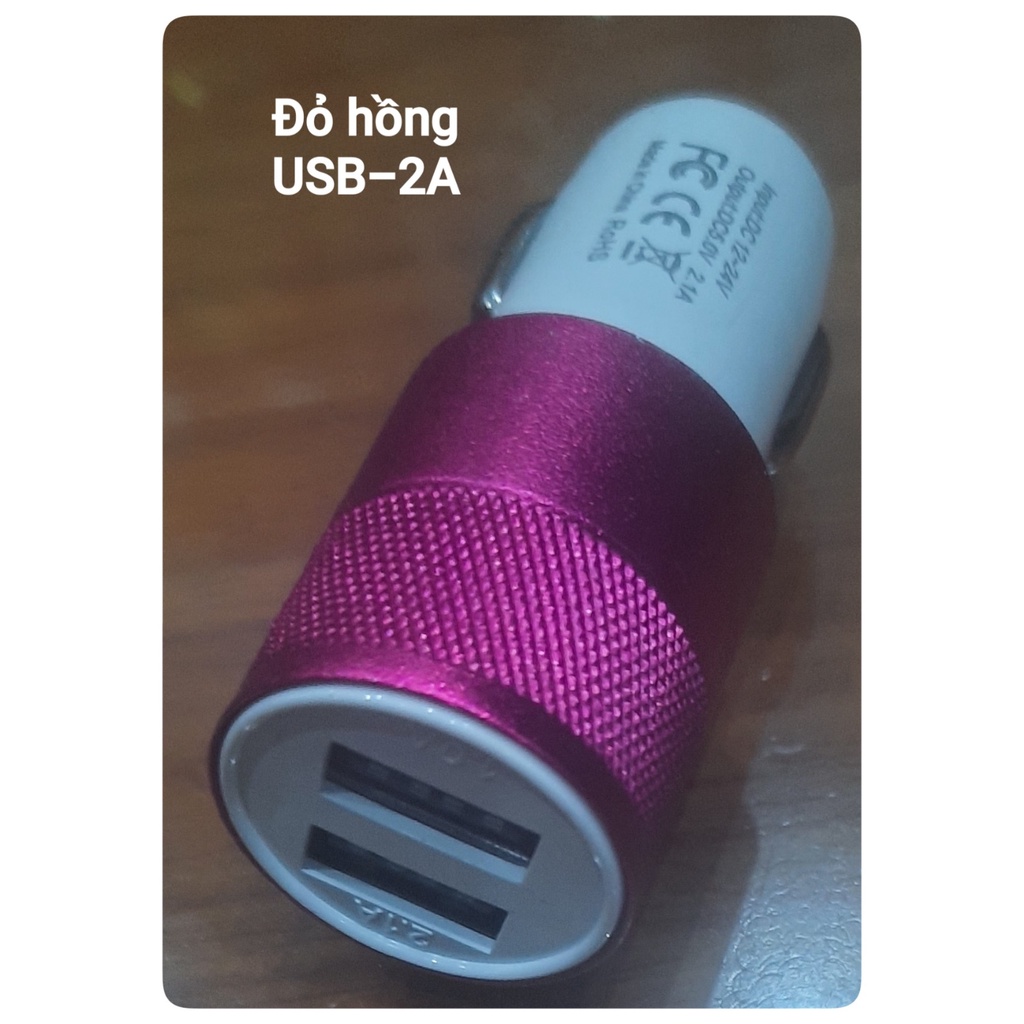 Sạc Pin Điện Thoại USB 2a Trên Xe Ôtô - Yobo