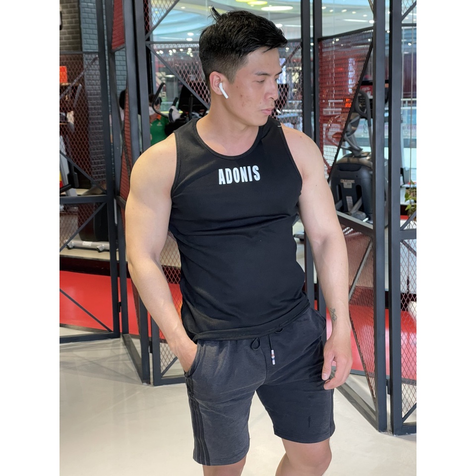 Áo Ba lỗ Nam Adonis cao cấp phong cách thời trang Hàn Quốc, nhiều màu lựa chọn AB-01