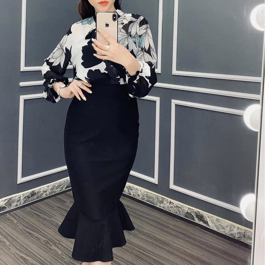 Chân váy đuôi cá bigsize thun umi co dãn ôm body - chân váy đuôi cá size đại ôm body từ 45kg-80kg | BigBuy360 - bigbuy360.vn