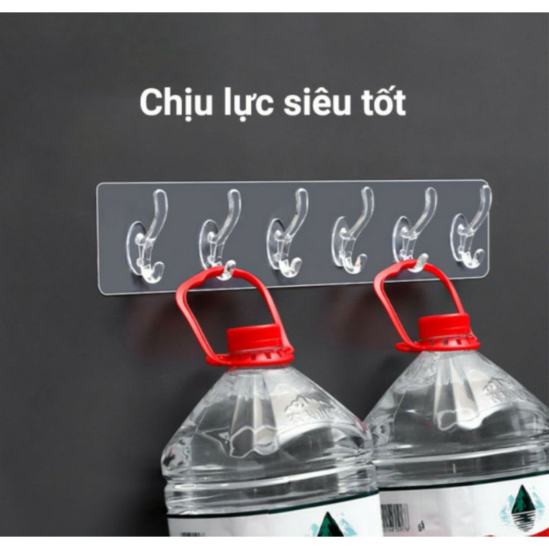 MÓC DÁN TƯỜNG TRONG SUỐT SIÊU DÍNH