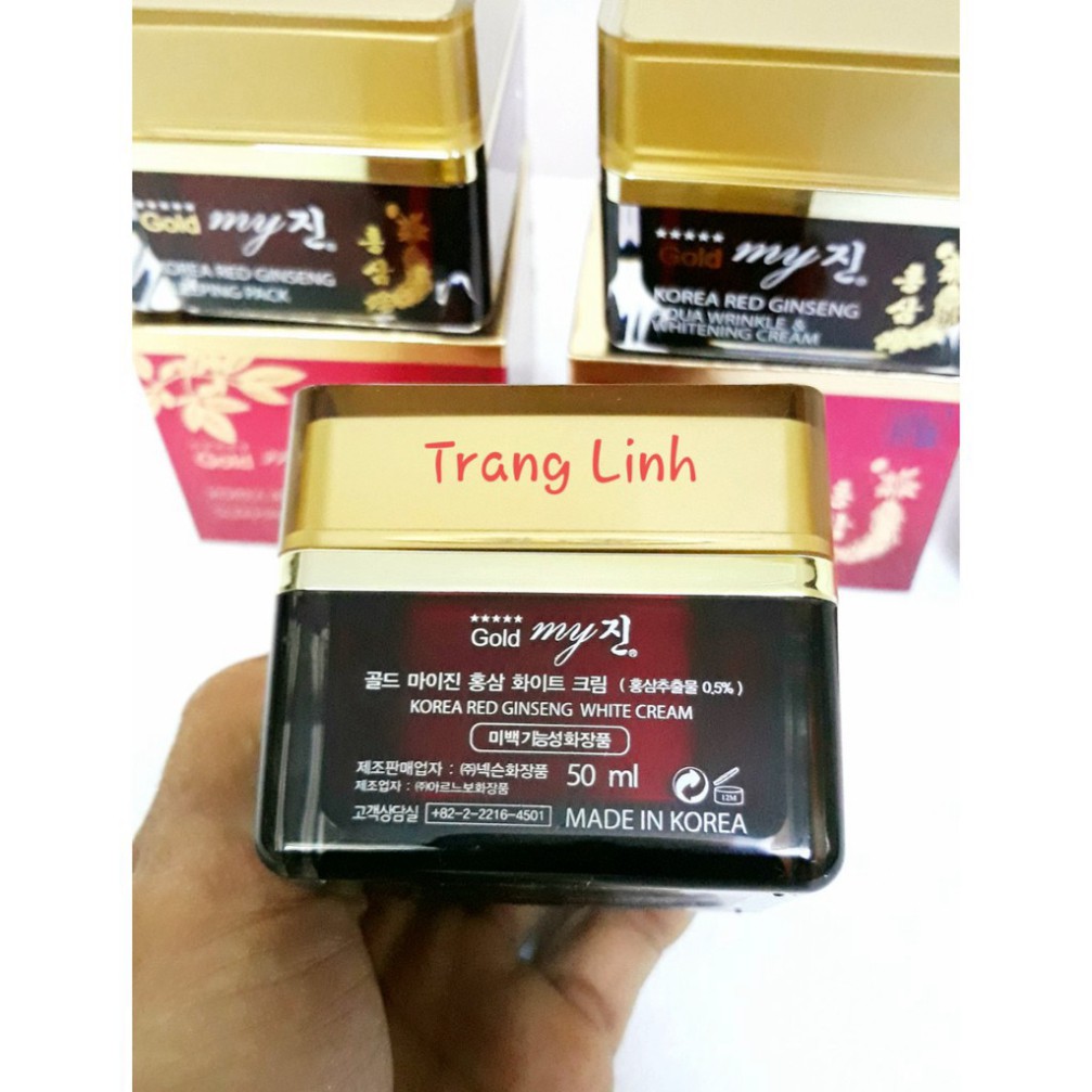 [Freeship] Kem Hồng Sâm My Gold Dưỡng Trắng Da Ngày Hàn Quốc