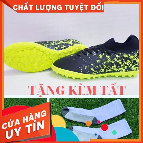 Giày đá bóng Loang thun cổ cao - sân nhân tạo -đế khâu full - hàng cao su (size 38 - 45)