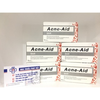 Bánh xà phòng 100g và sữa rửa mặt acne aid 150ml