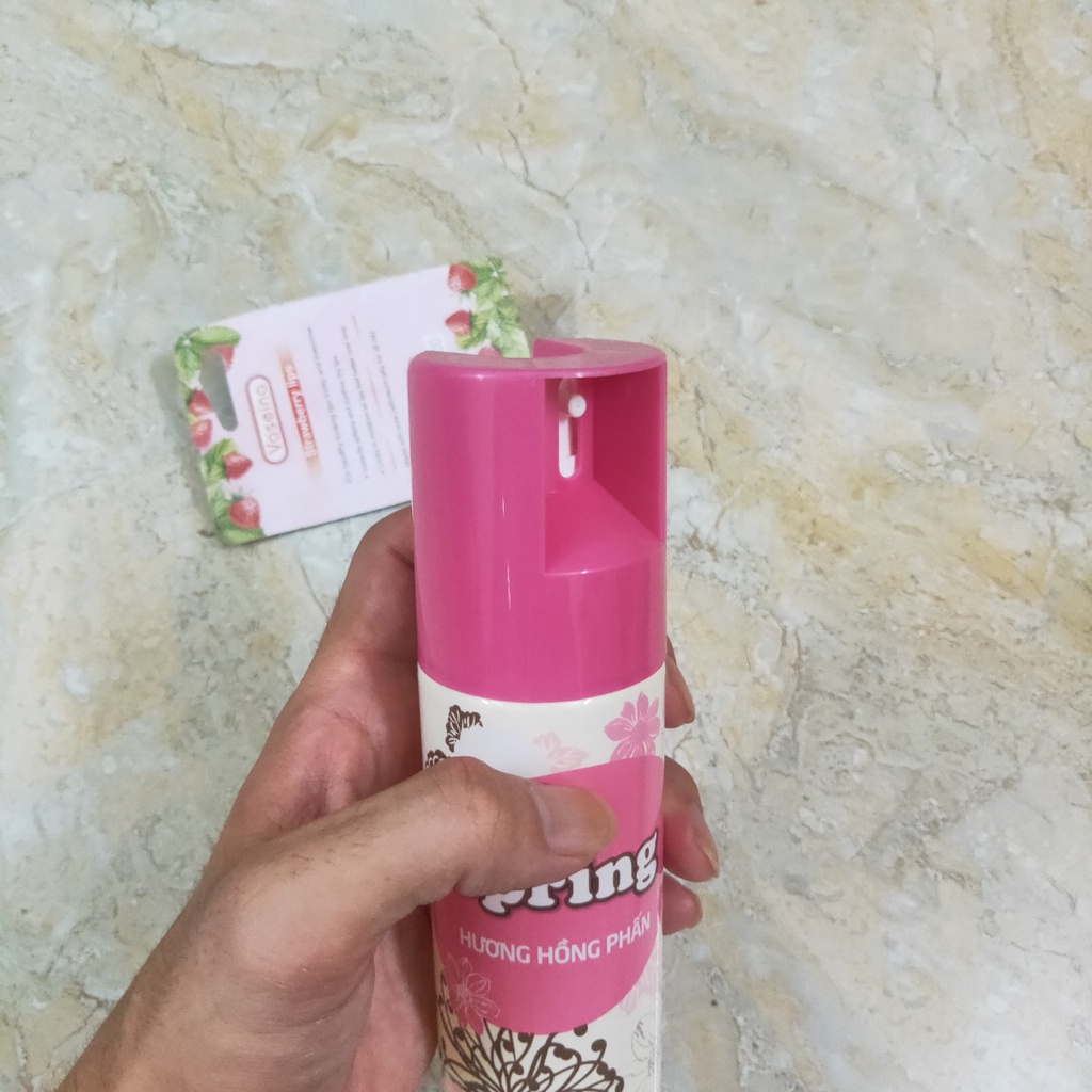 Nước hoa xịt phòng Spring Hương Hồng Phấn 280ml
