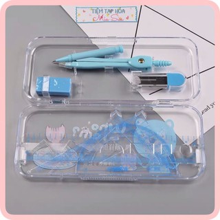 Set compa eke thước kẻ 7 món xinh xắn - MiuSua