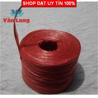 1 Cuộn Dây buộc hàng loại đẹp, dây nilong, dây dứa màu đỏ siêu dai bền