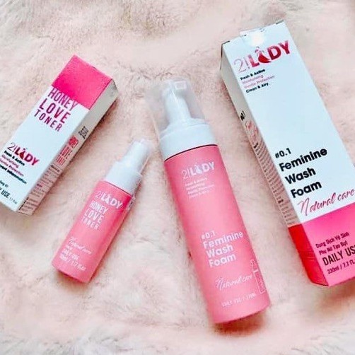 COMBO Bọt rửa  + Xịt thơm vùng kín 2!LADY