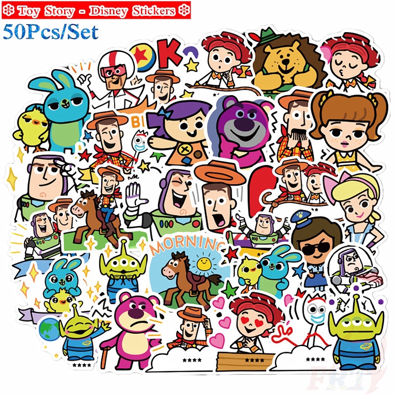 ❉ Toy Story Series 01 Disney Cartoon Stickers ❉ 50Pcs/Set TV Show Fashion DIY Mixed Decals Doodle Stickers