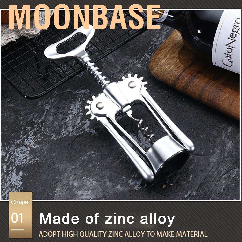 Moonbase Multifunction Zinc Alloy Red Wine Beer Bottle Opener Corkscrew Cork Puller Remover Home Bar Tool