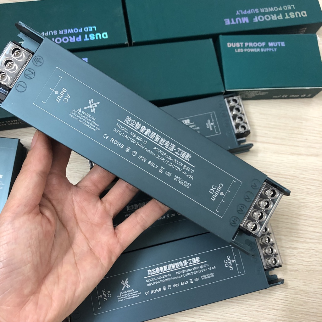 Nguồn mỏng 12V loại xịn dùng cho công trình CHÍNH HÃNG bảo hành 3 năm