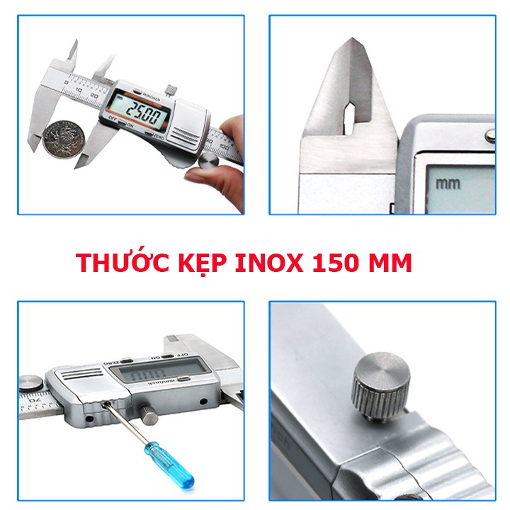 ⚡️FREESHIP EXTRA⚡️ Thước Kẹp Điện Tử Cao Cấp Syntek 150mm - Thước Cặp Điện Tử Dụng Cụ Đo Đường Kính Độ Chính Xác Cao