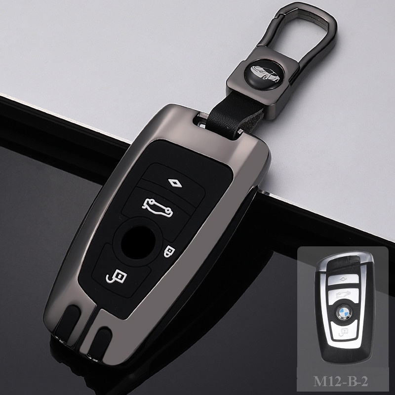 Vỏ ốp khoá xe hơi - Bọc chìa smartkey ô tô BMW 3,4,5,6,7 series, X3 - M12-B2