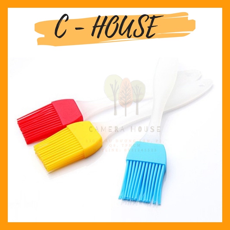 Cọ quét dầu bằng silicone hỗ trợ chiên xào thức ăn (giao màu ngẫu nhiên)