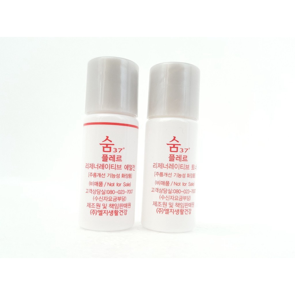 Cặp nước Hoa Hồng + Sữa Dưỡng Su:m37 Đỏ Fleur Regenerative 5ml.