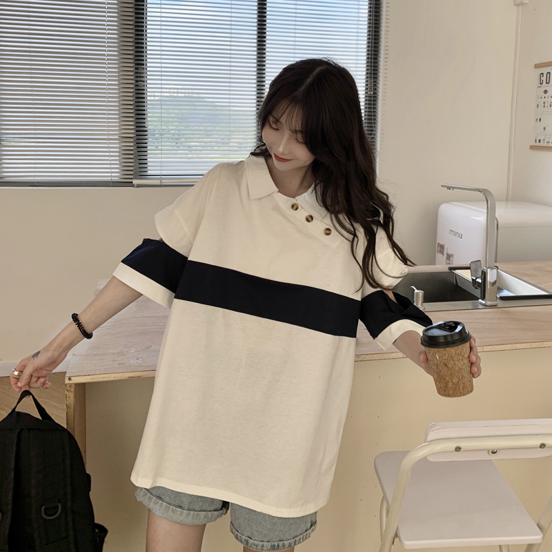 Đầm Thun Cotton Tay Lửng Phối Rách Thời Trang Xuân Hè 2021 Cho Nữ