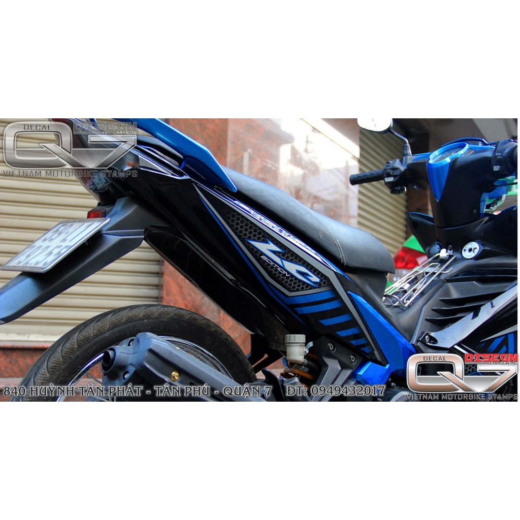 TEM RỜI EXCITER 2011 XANH ĐEN