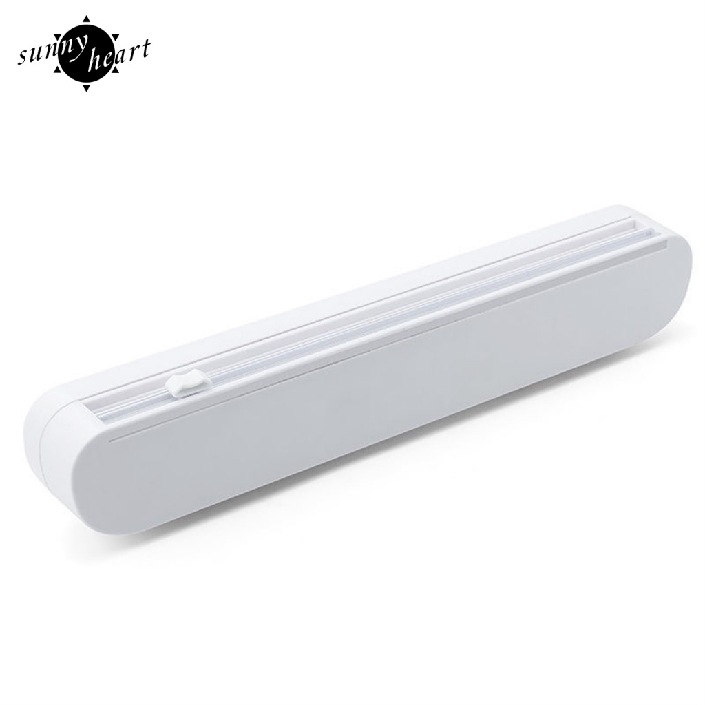 Hộp Đựng Màng Bọc Thực Phẩm Không BPA Màu Trắng Sắp Xếp Gọn Gàng Cho Nhà Ở