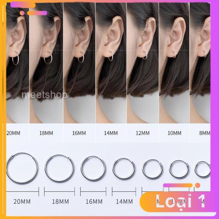 [Khuyến Mãi Sốc] 1 đôi - bông tai khoen tai thời trang đơn giản | BigBuy360 - bigbuy360.vn