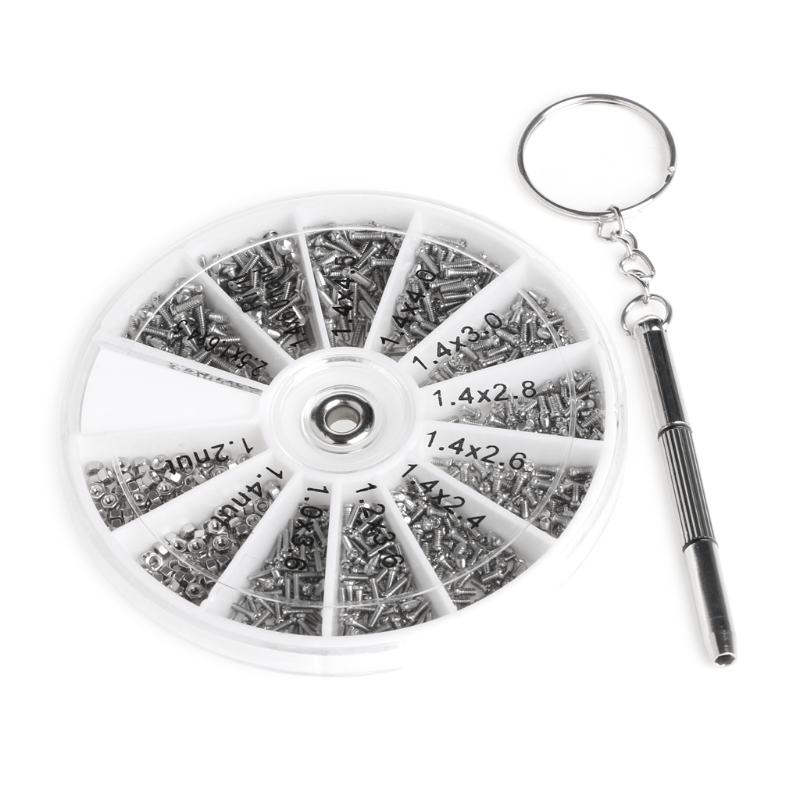 Set 600 đinh và nút kèm tua vít bằng thép không gỉ tiện dụng