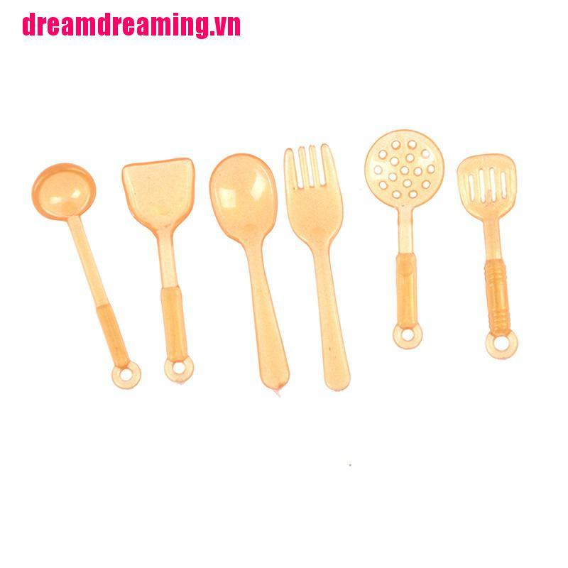 Bộ 10 Dụng Cụ Nhà Bếp Mini Đồ Chơi Cho Búp Bê