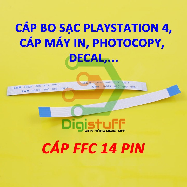 Cáp đầu in máy in / máy scan / máy decal, cáp bo sạc Play Station 4 PS4 14 pin AWM 20624