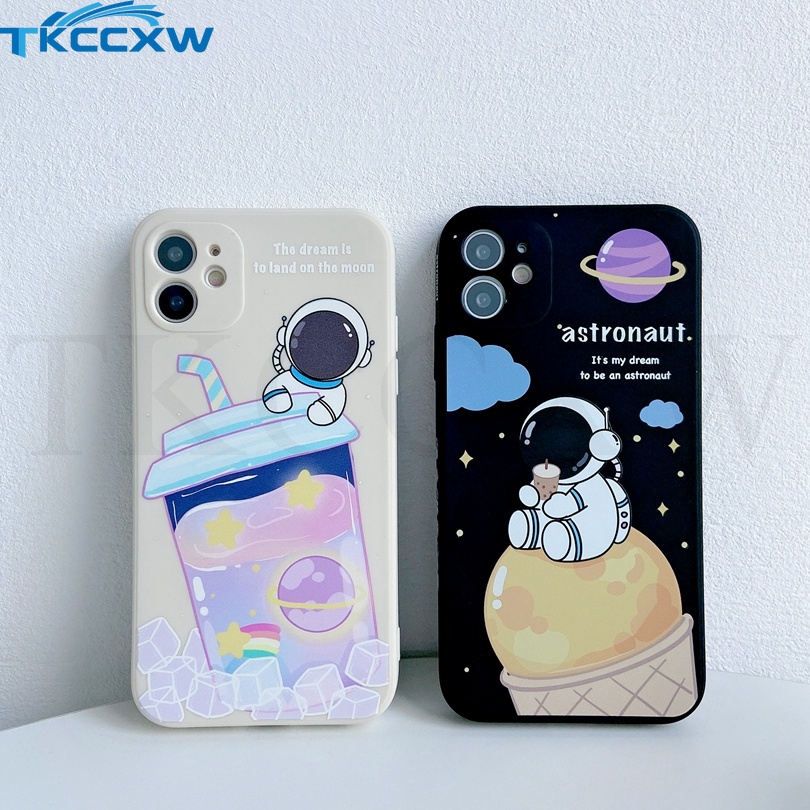 Ốp Điện Thoại Silicon Hình Ly Trà Sữa Cho Samsung Galaxy Note 10 S10 Lite S10 Plus S20 S21 S22 Plus S20 FE Ultra A02 A03 A02S A03S