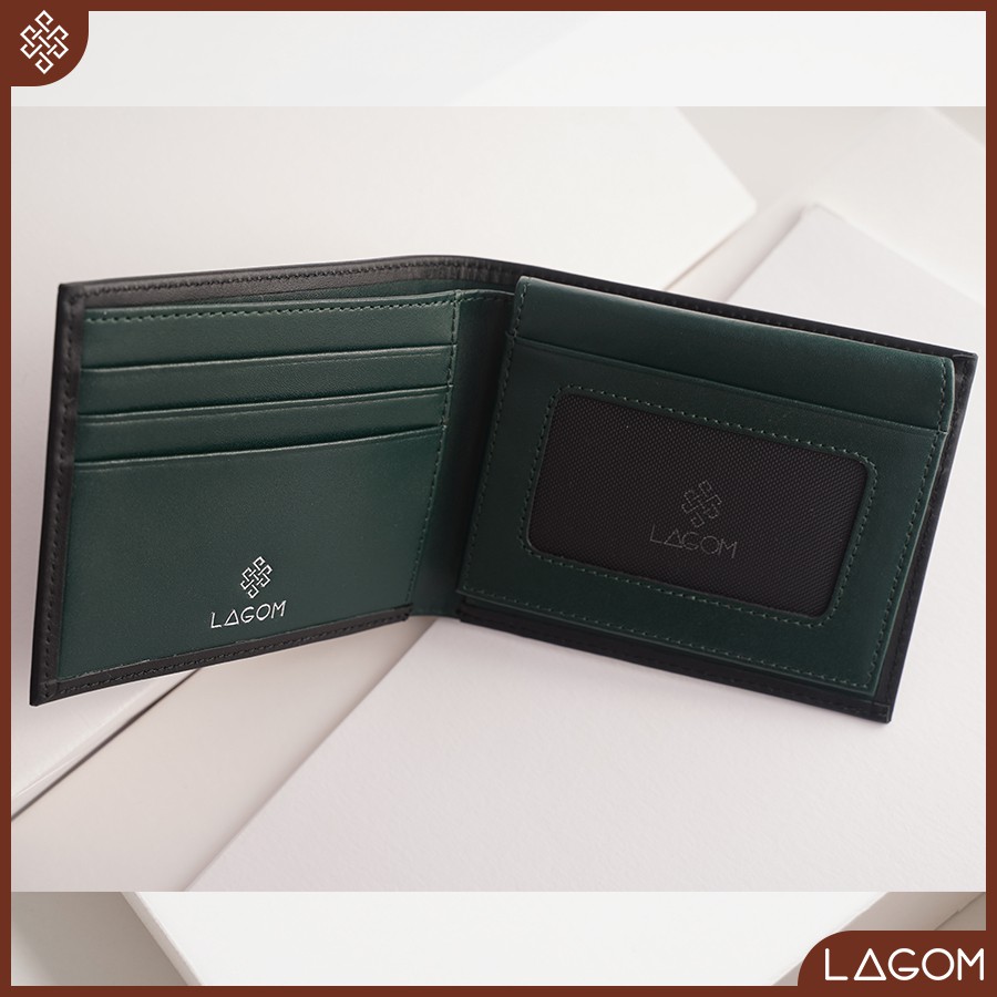 Ví Nam Da Thật LAGOM Compact Wallet phối màu