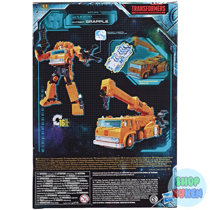 Earthrise GRAPPLE Robot Biến Hình Transformers Toys Generations War for Cybertron - Mô hình Earthrise Grapple Wfc-E10