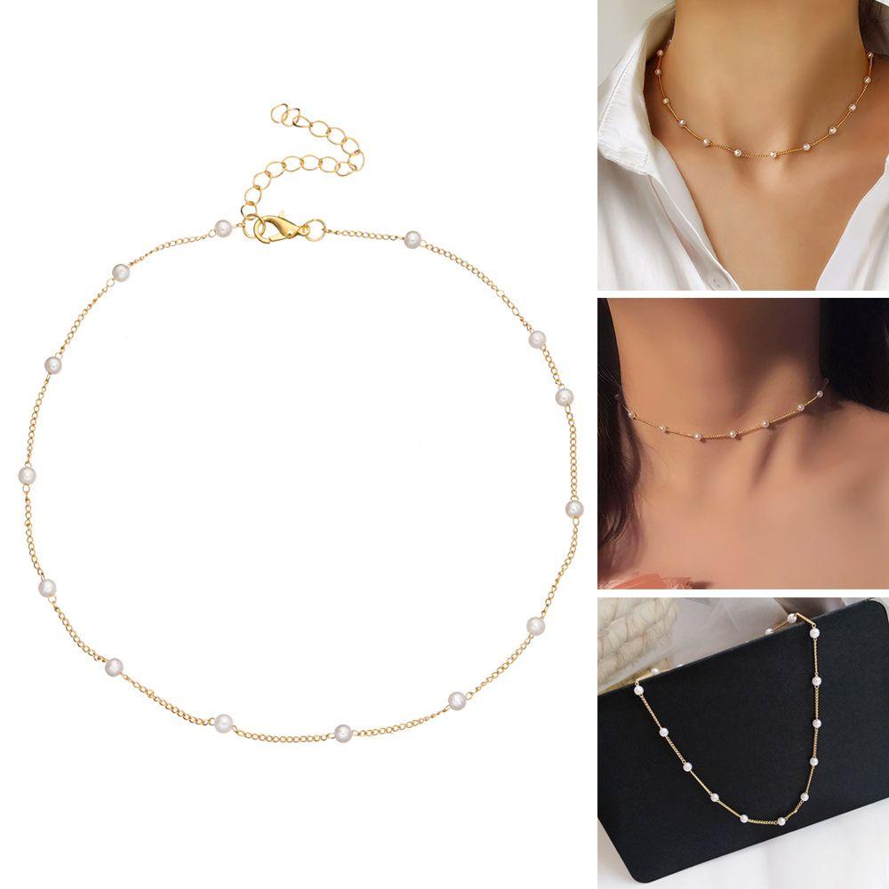 WATTLE Choker Xỏ Hạt Nhiều Màu Sắc