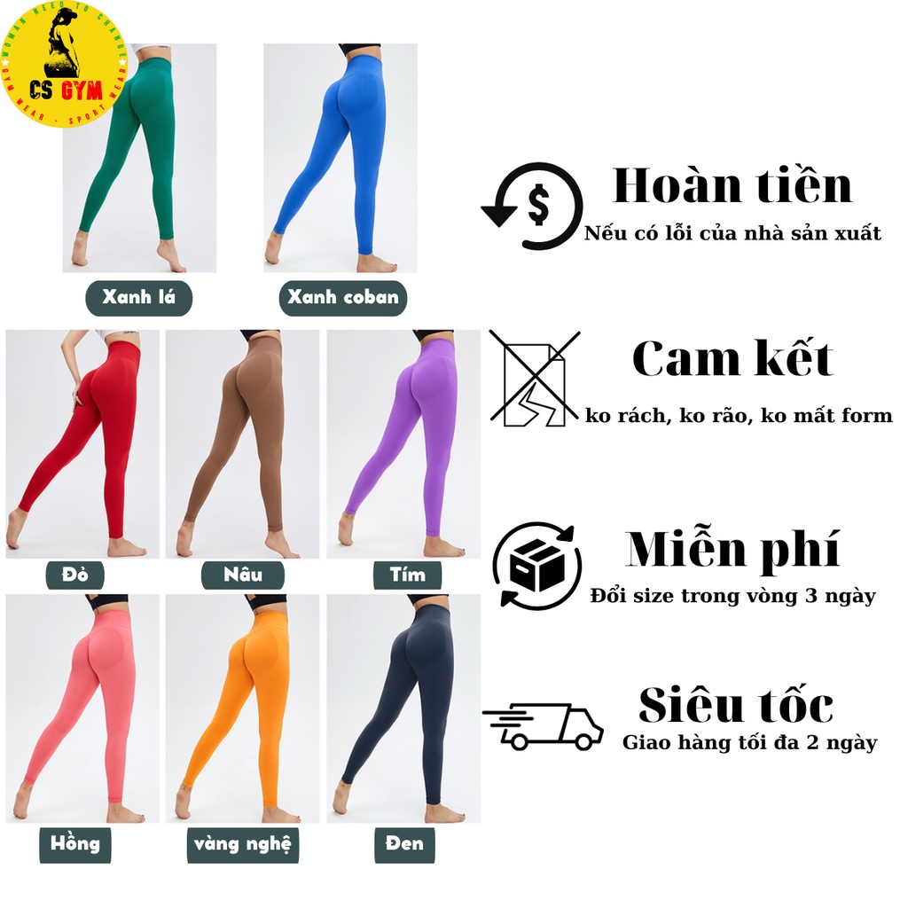 Quần thể thao tập gym yoga nữ MITAO1, chun mông, cạp cao, tôn dáng, thoáng khí, co giãn, không rão, thấm hút mồ hôi.