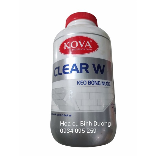 Keo bóng nước KOVA Clear W 1kg