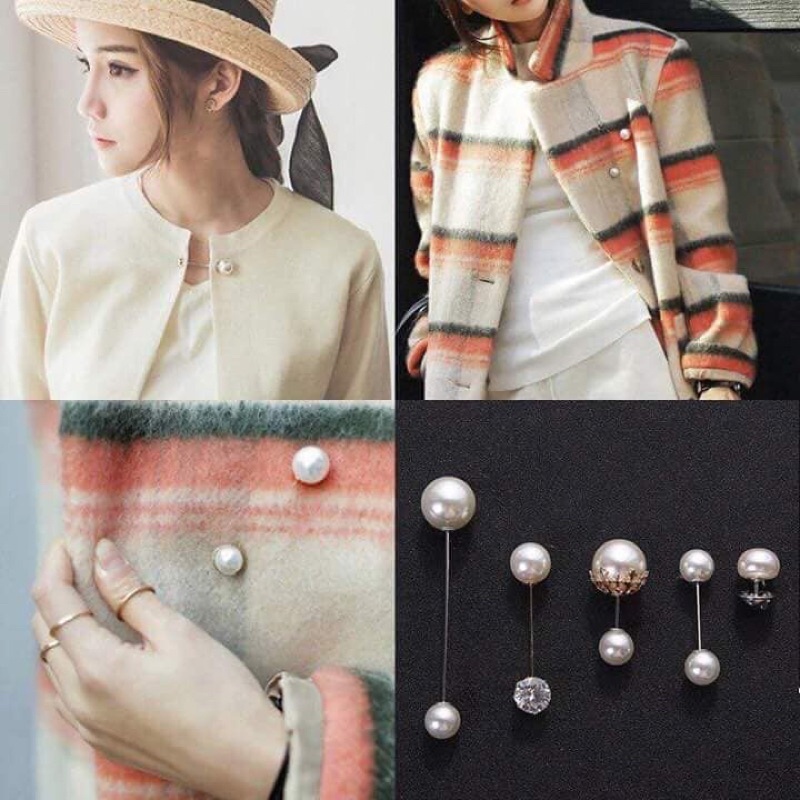 Set cài áo nhiều mẫu tiện lợi phong cách thời trang