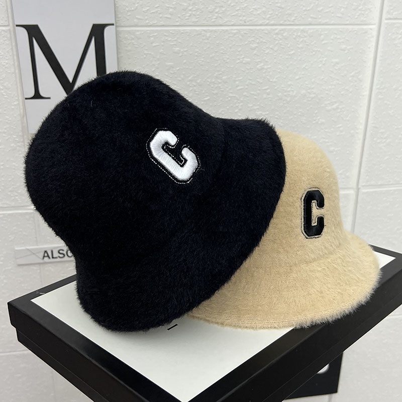 Nón Tai Bèo Vải Lông Thời Trang Thu Đông Phong Cách Hàn Quốc Xinh Xắn Cho Nữ