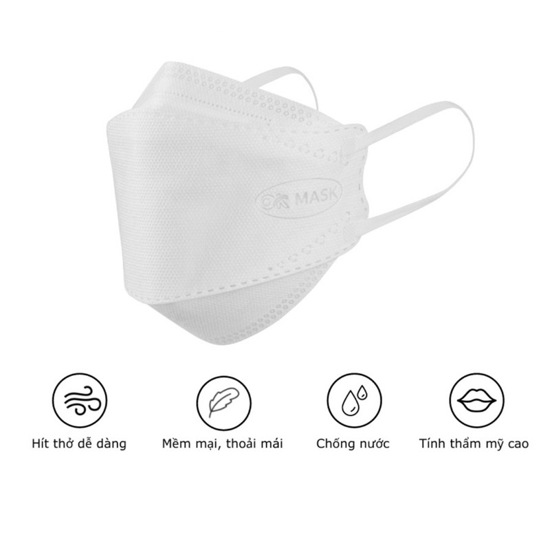 Set 10 Cái, 50 Cái Khẩu Trang KF94 An Bình - Khẩu Trang 4 Lớp Kháng Khuẩn, Chống Bụo Mịn Cao Cấp