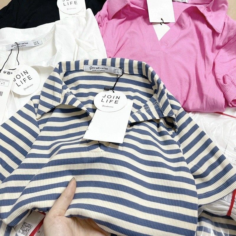 Áo polo cổ V stra | BigBuy360 - bigbuy360.vn