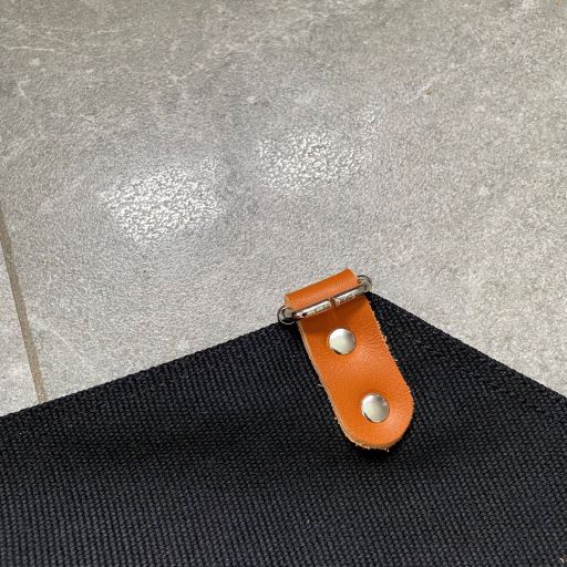 Tạp dề pha chế vải canvas dây da của Junsleather phối da bò cao cấp dành cho Barista/Bartender quán cà phê