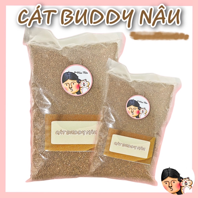 Cát buddy nâu lót chuồng dành cho Hamster