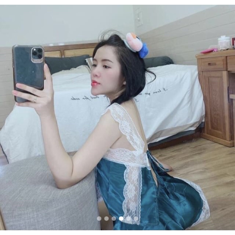 SET PHI REN TRẮNG CỘT DÂY SAU LƯNG - CHẤT LIỆU PHI MỀM MỊN - HÀNG MAY CHUẨN SHOP - SIZE 60kg ĐỔ LẠI ĐẸP. | BigBuy360 - bigbuy360.vn