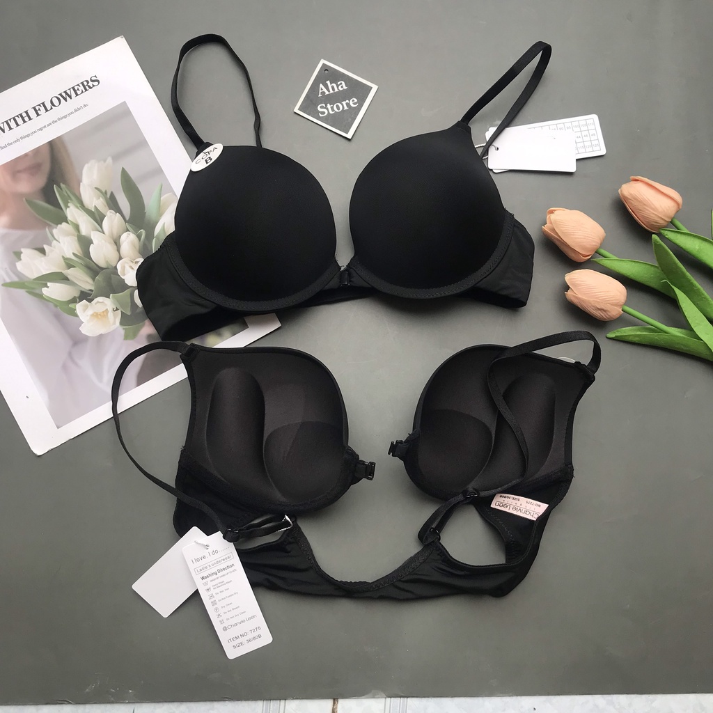 Áo Ngực Cài Trước Mút Dày 3cm Tạo Khe Thần Thánh Hàng Cao Cấp YiOn Underwear AST03