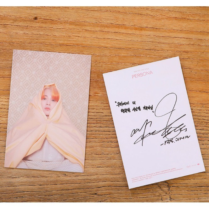 [New] Set card ảnh unoff BTS Persona