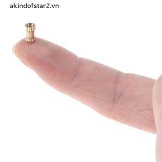 [akin] 100pcs M3 nut Injection Molding Brass Knurled Thread Inserts Nuts [akin]