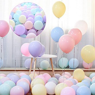 Combo Bóng bay màu Pastel cho tiệc sinh nhật 100 vỏ