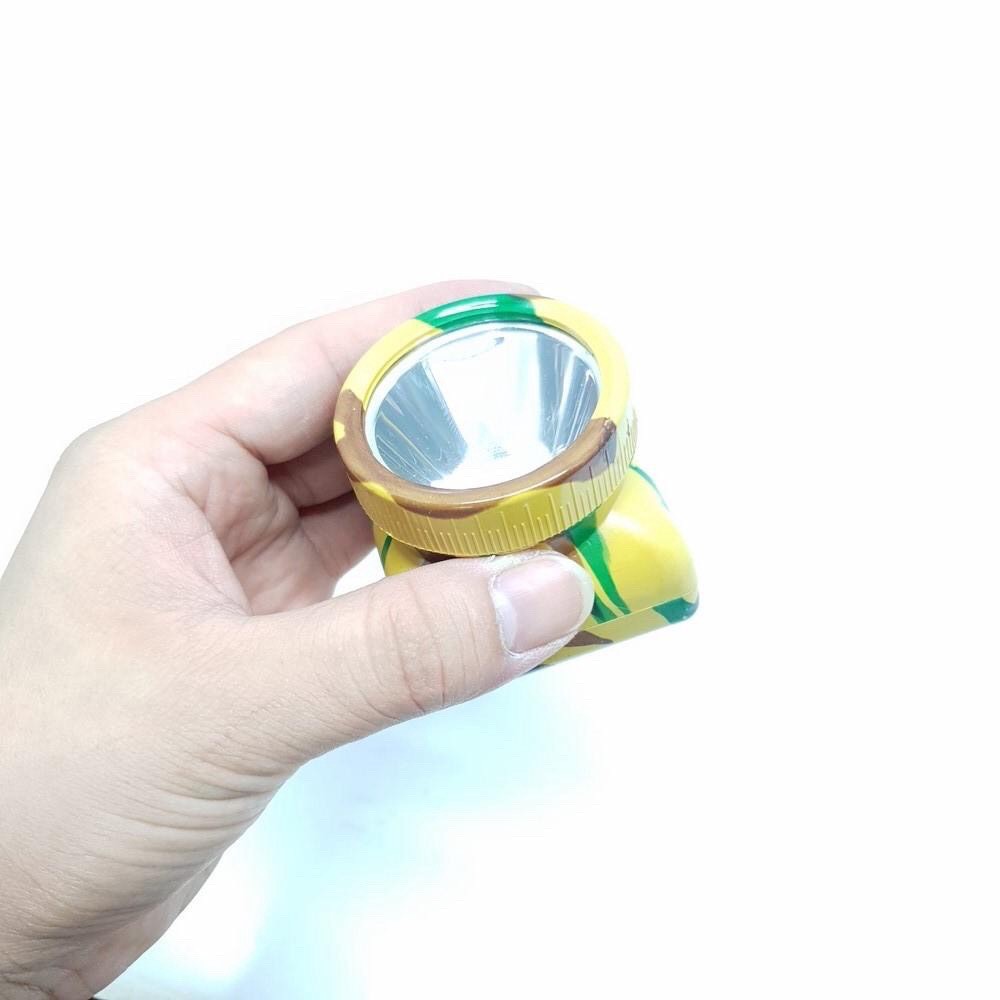 Đèn pin đội đầu siêu sáng rằn ri bộ đội Gold Lion A1