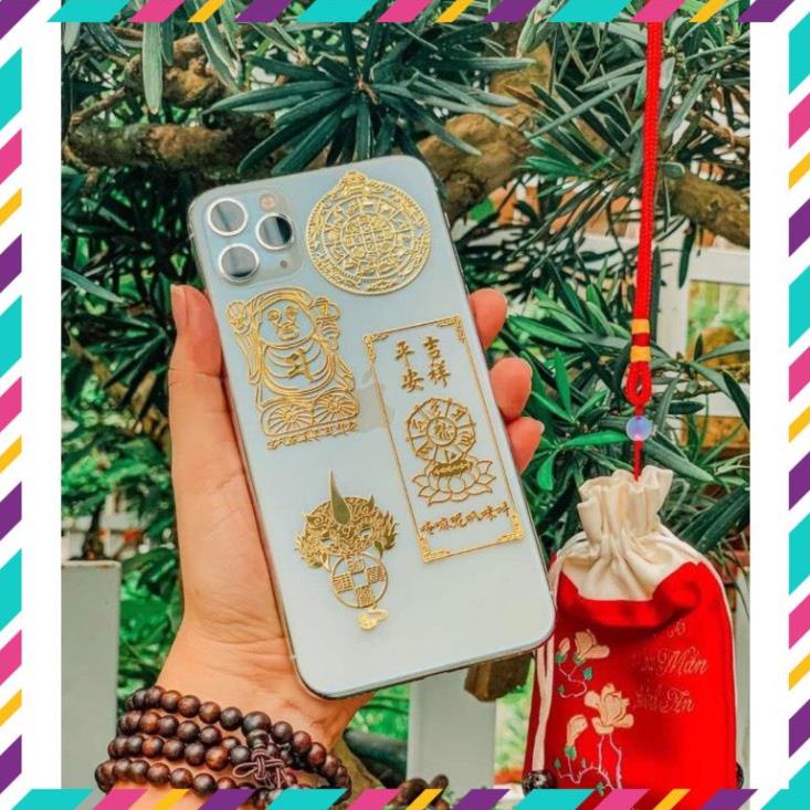 Sỉ Miếng Dán Điện Thoại Phong Thủy Cải Vận Đẹp Lung Linh Phù Hợp Cho Anh Chị Bán Buôn Bán Sỉ