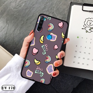 Ốp lưng  Xiaomi Redmi Note 8 - Lưng nhám viền dẻo in 2D