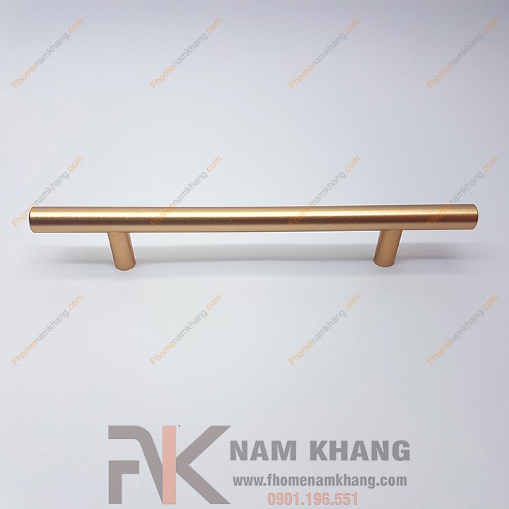 Tay nắm tủ dạng thanh tròn vàng mờ NK238-V