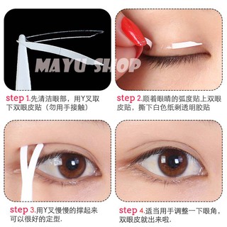 Kích mí Dán vỉ 24 miếng Kích mí 2 mặt dán