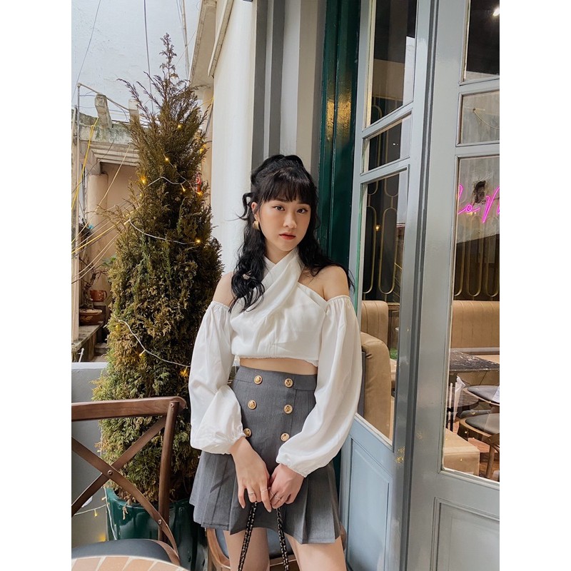 [Mã FAXANH55 giảm 10K đơn 50K] Chân váy xếp ly hàng cúc 278 ( ẢNH THẬT + CLIP BY DOKEYYY) | BigBuy360 - bigbuy360.vn