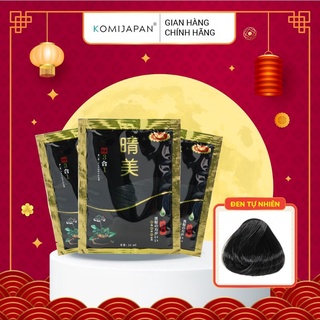 [Chính Hãng]Dầu Gội Phủ Bạc Komi , Dầu Gội Nhuộm Tóc Nhật Bản Gói