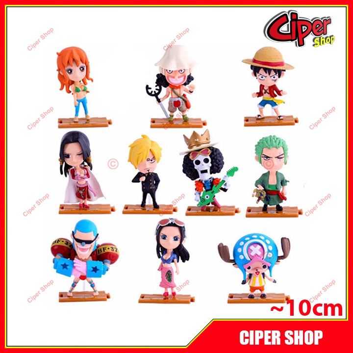 Bộ 10 Team mũ rơm - Mô hình One Piece